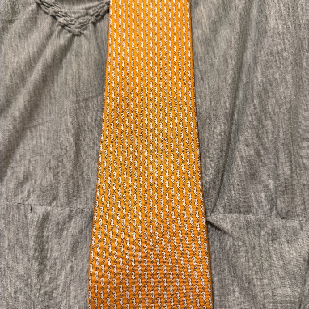 Salvatore Ferragamo Orange Tie - Picture 2 of 3
